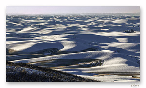Winter Palouse Sunset