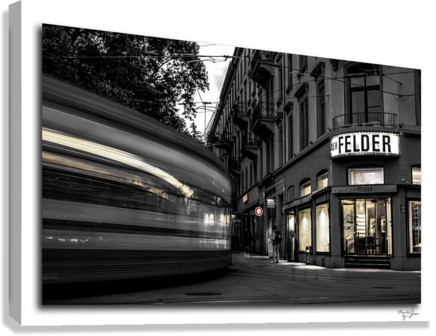The Daily in Swizterland  Canvas Print