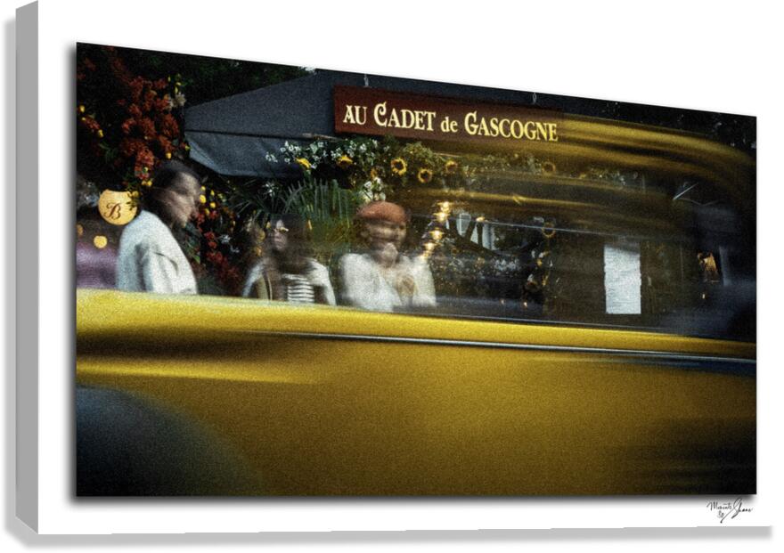 Old Paris Passing By  Canvas Print