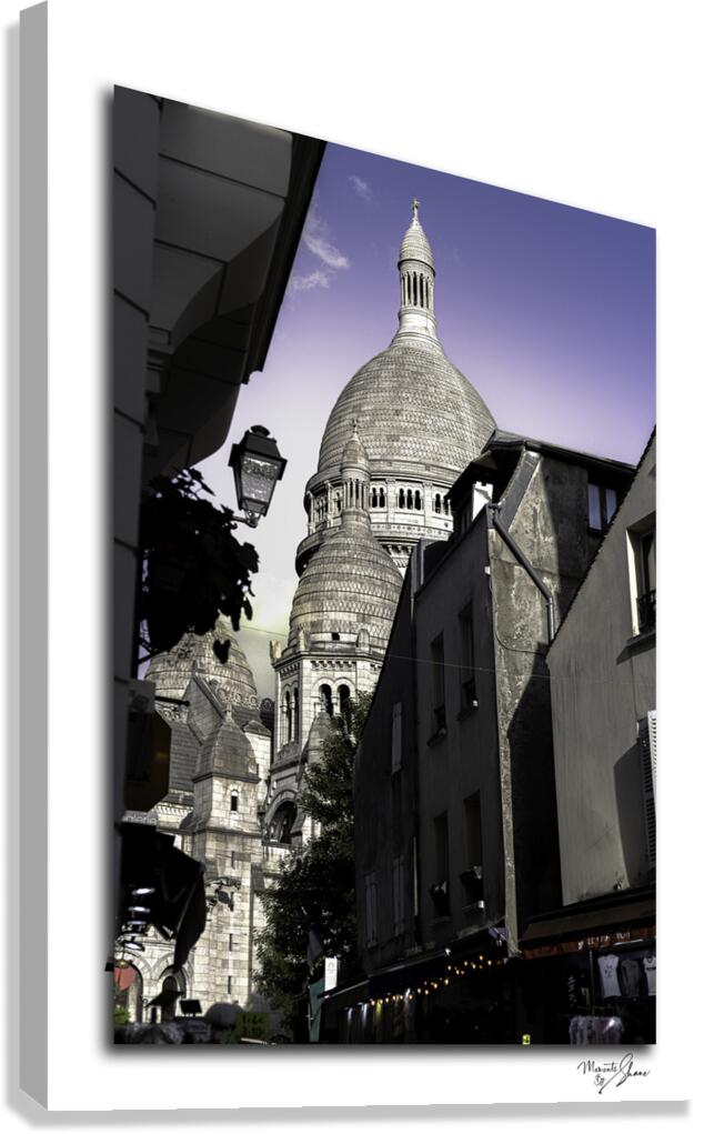 Sacred Reveal in Montmartre  Canvas Print