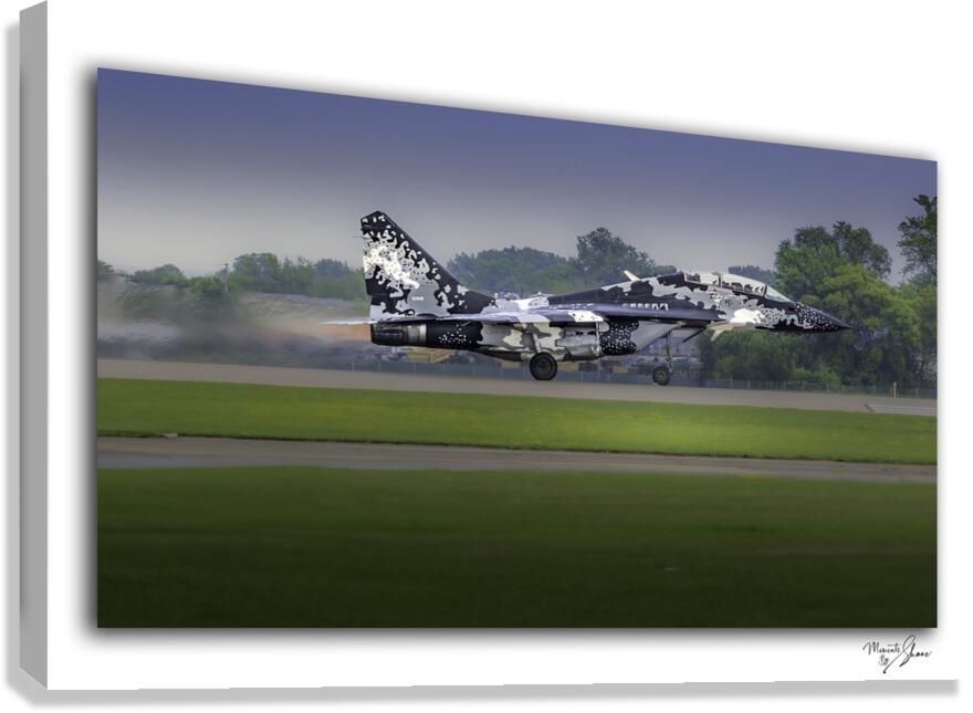 MiG 29 in Osh Canvas Print