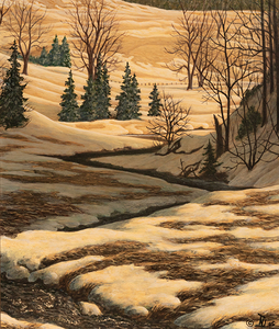 serene afternoon acrylic 16x20