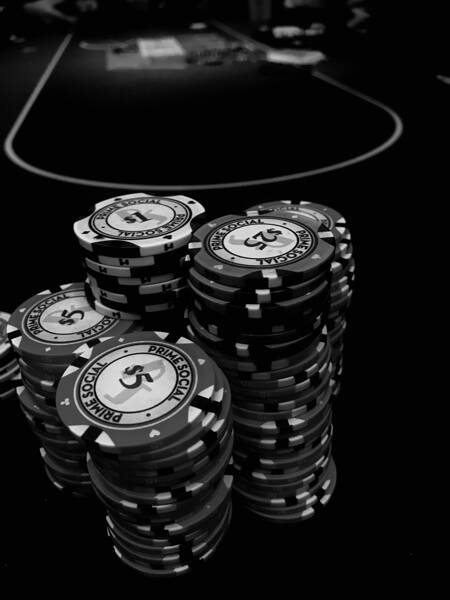 Hold Em Stack Print