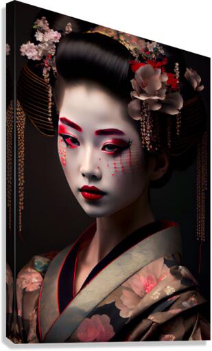 Flaming Passion Canvas Print