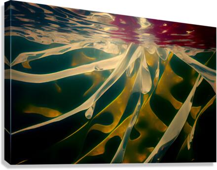 Ocean Glitter Canvas Print