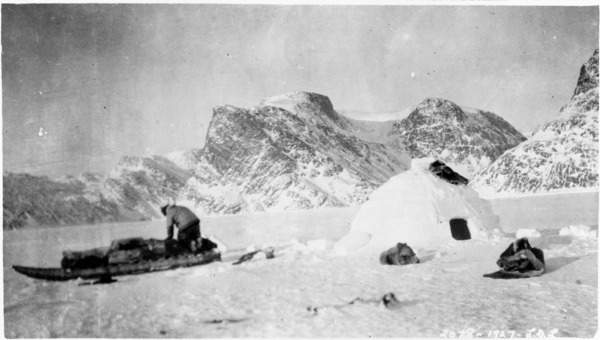 Igloo Build Collection  1 - Northwest Territories Canada - circa 1927 by Canadian Retro