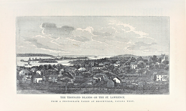 The Thousand Islands - Photo Taken From Brockville Ontario Canada - circa 1859 by Canadian Retro