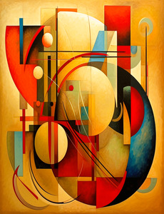 rounds and squares modern art