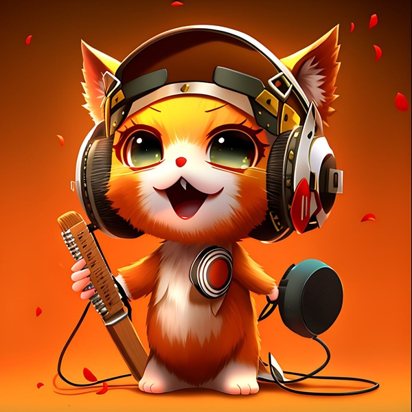 funny cat poster Print