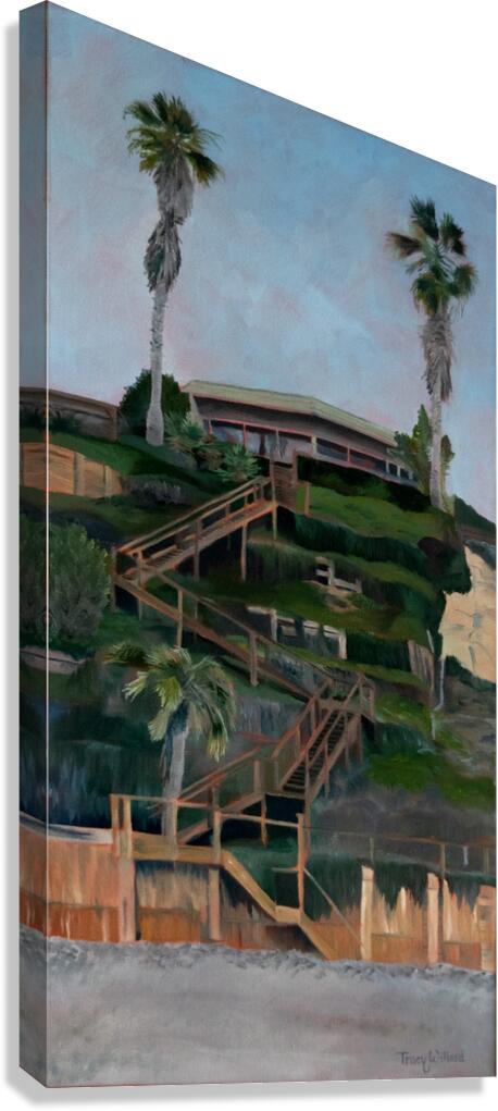 stairway to heaven 2 palms  Canvas Print