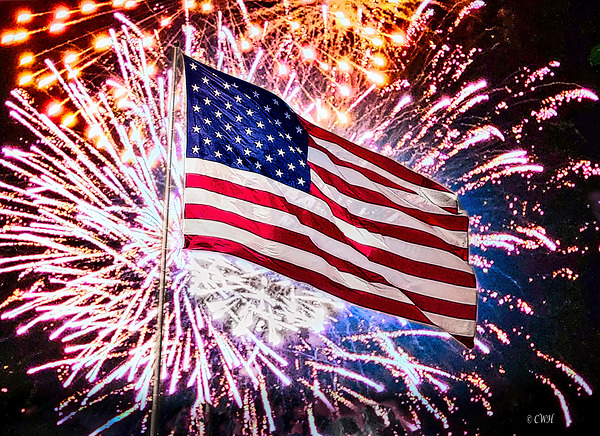 ROCKETS GLARE Our Flag Still There by Charles Holt  RezN888
