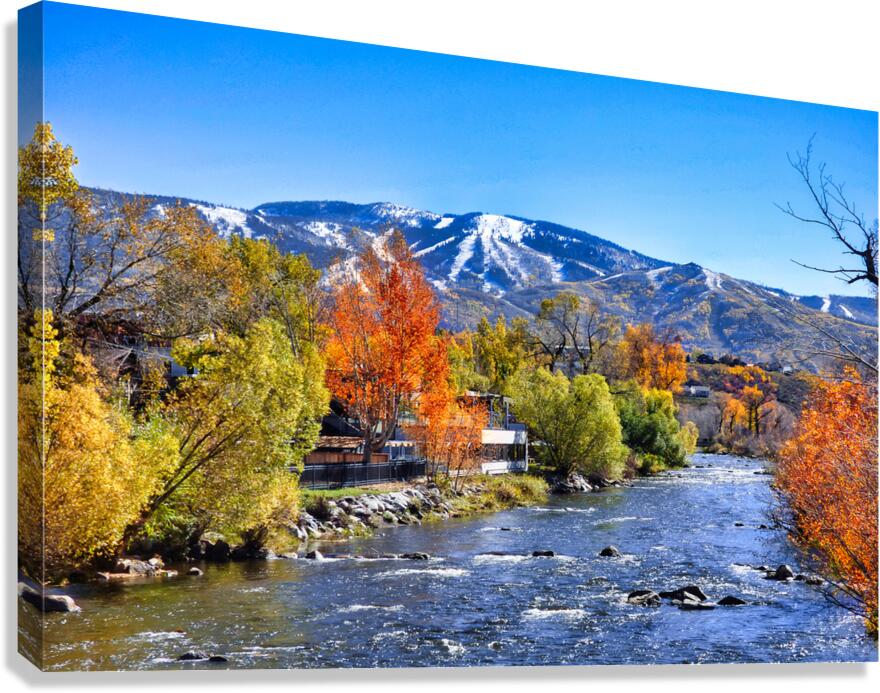 Yampa Flows_Holt_RezN888  Canvas Print