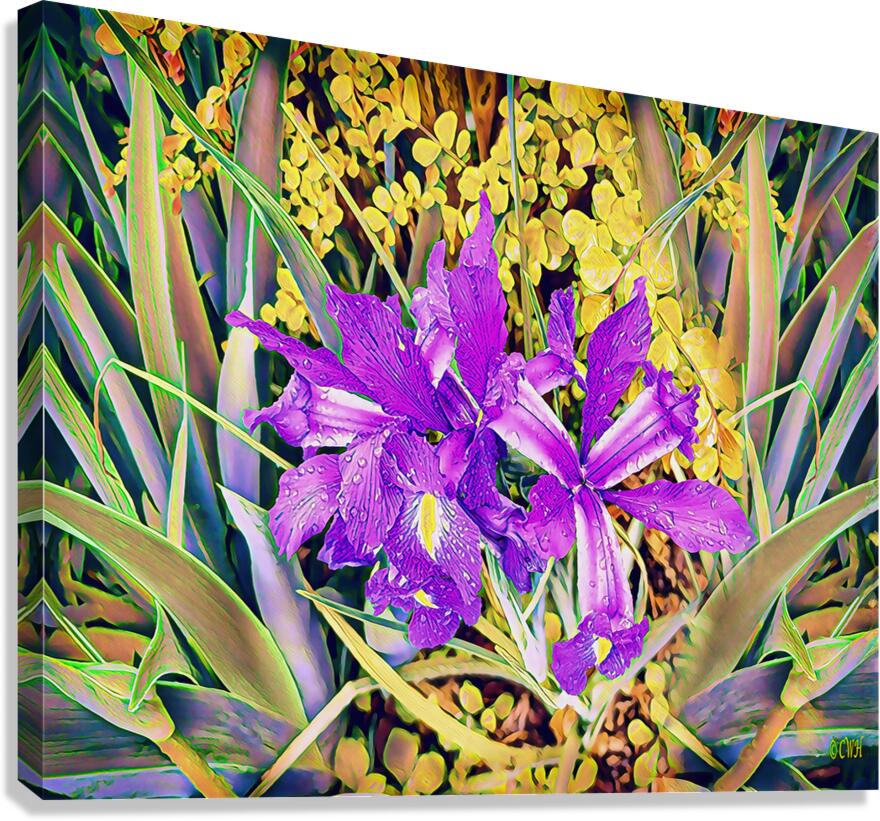 FLORAL RAIN_Holt_REZN888  Canvas Print