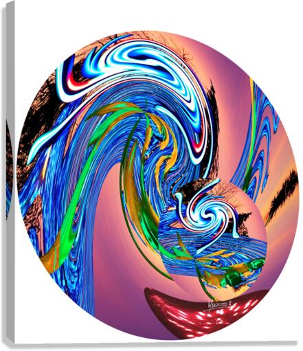 Psychedelic 247 Canvas Print