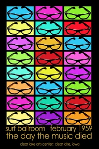 BUDDY HOLLY GLASSES POSTER