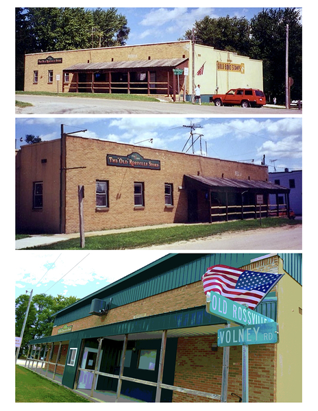 OLD ROSSVILLE STORE over recent years of change by Bob Modersohn