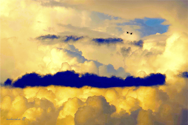 CLOUDS 2 GEESE  Print