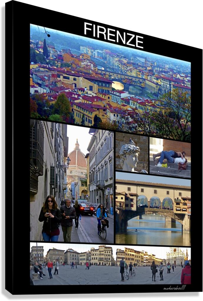 FIRENZE poster FINAL2.1 Canvas Print