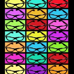 BUDDY HOLLY GLASSES POSTER