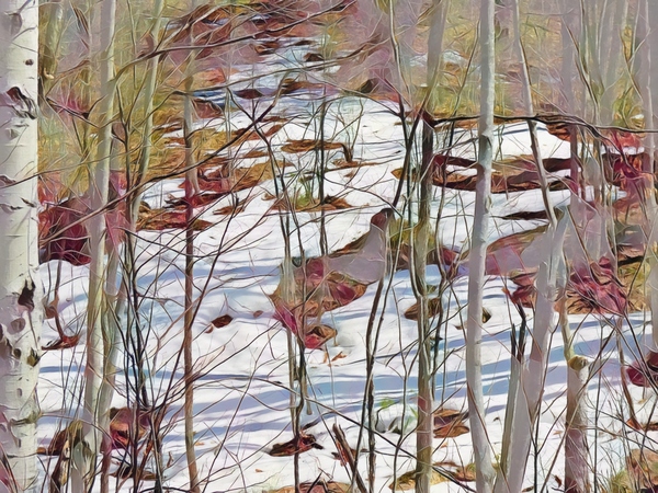 Spring Snow Melt Print