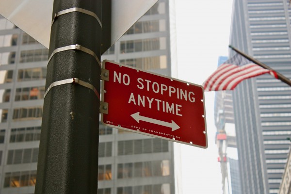 No Stopping Print