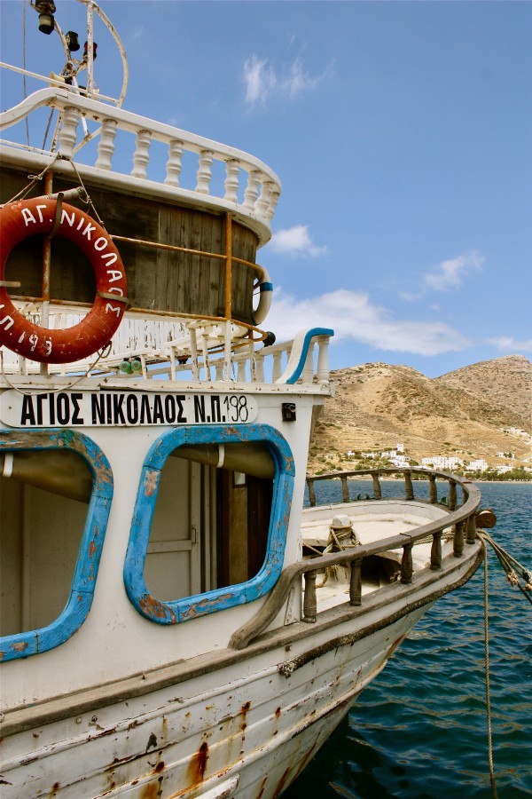 Greek Boat Print