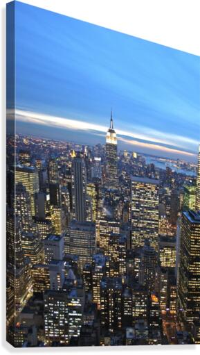 Manhattan Twilight Canvas Print