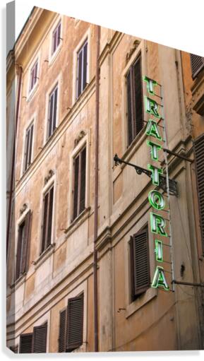 Trattoria Canvas Print