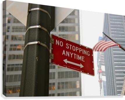 No Stopping Canvas Print