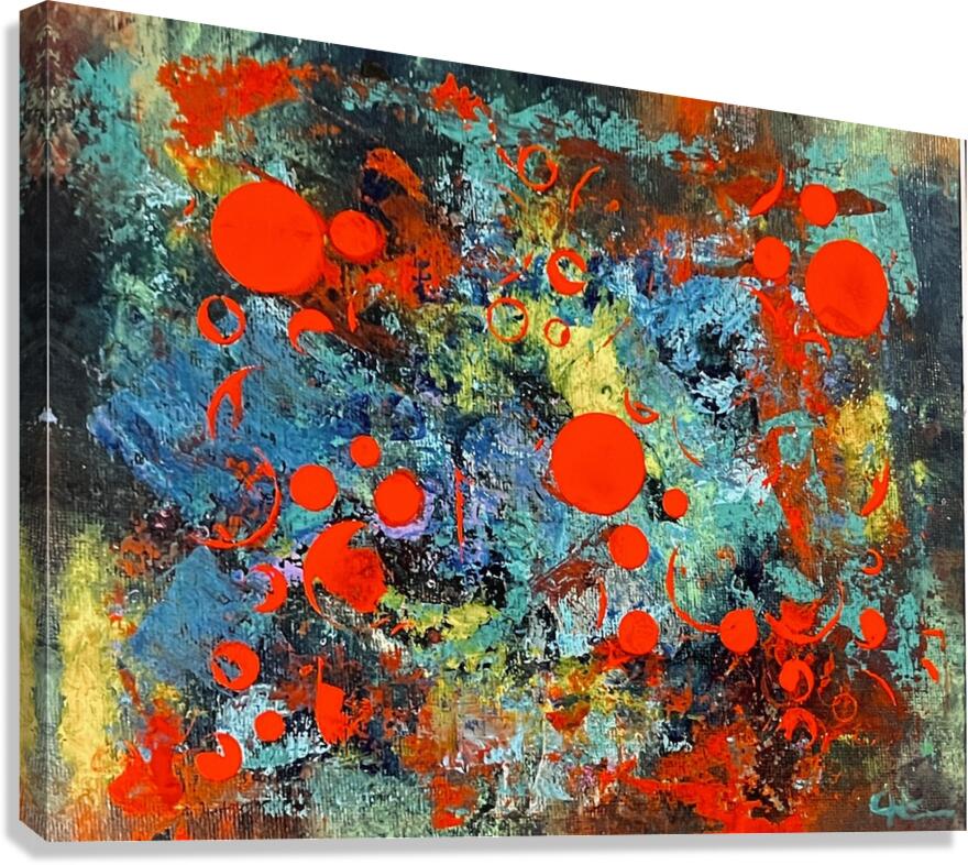 Dancing with Circles  Canvas Print