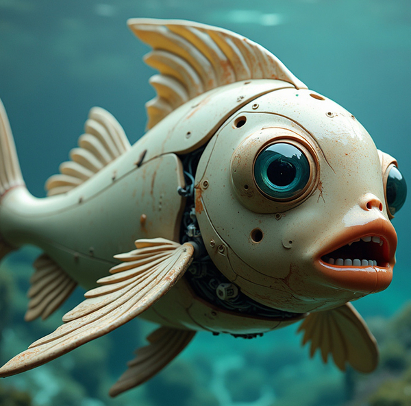 robot fish Imprimer