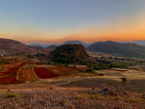 Earth Tones Sunset