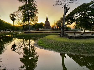 Sunset at the Temple