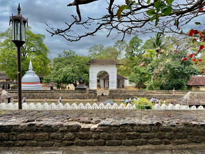 Temple Half Wall