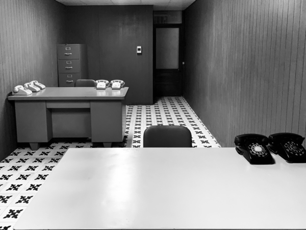 BW Old Office Print