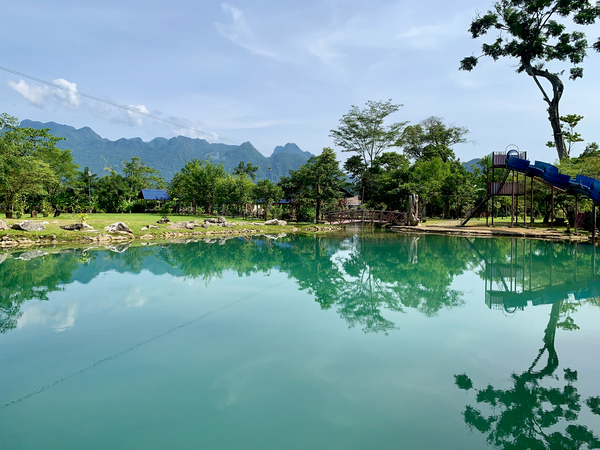 Blue Lagoons Laos by Jimmy Roy Photos