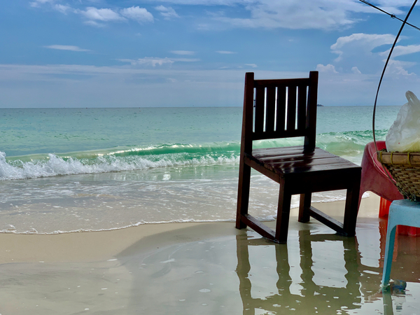 Chair on the Beach by Jimmy Roy Photos