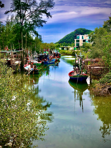 Colorful River Print