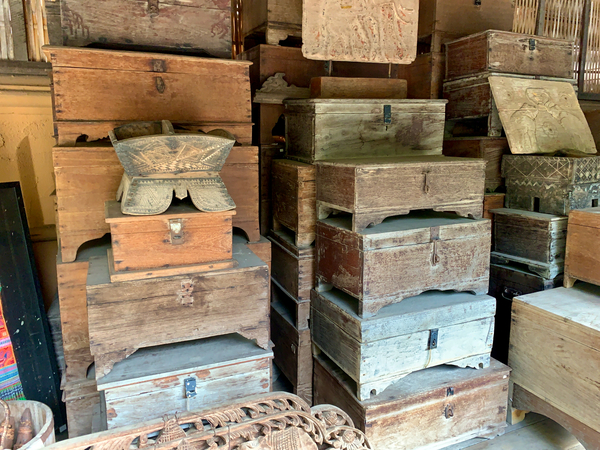 Many Wooden Boxes Print