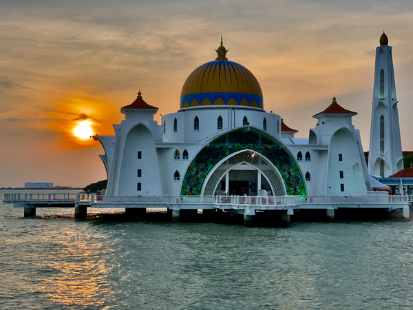 Masjit Selat Mosque Melaka 2 by Jimmy Roy Photos