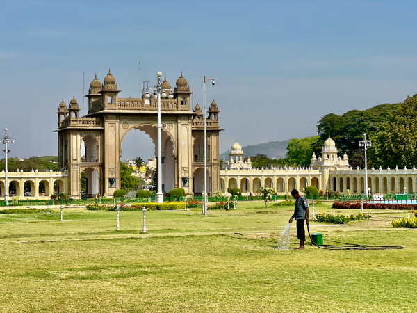 Mysore Palace Courtyard by Jimmy Roy Photos