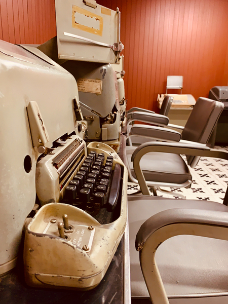 Old Typing Room Print