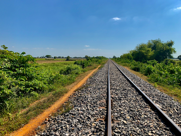 On the track Print