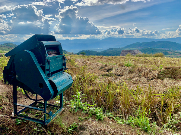 Rice Mill in the Field by Jimmy Roy Photos