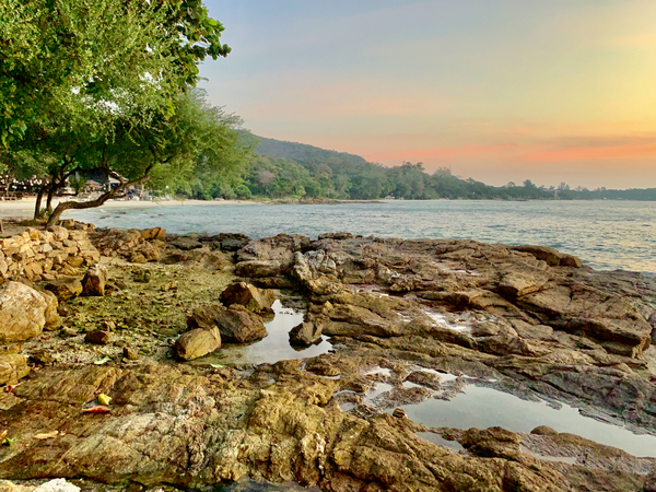 Rocky Beach at Sunset by Jimmy Roy Photos