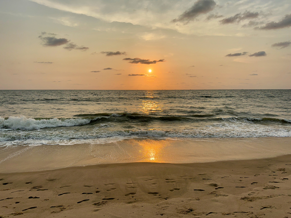 Sunset by the Beach Print