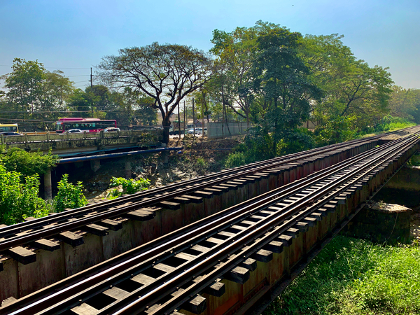 Train Bridge Print
