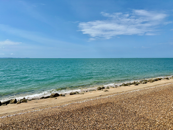Triangles Beach Print