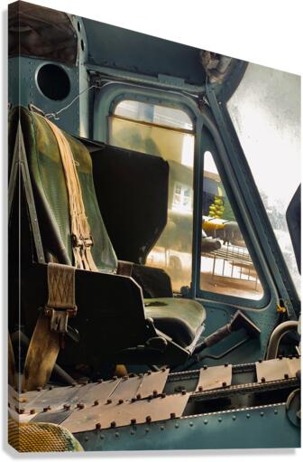Inside the Helicopter Canvas Print