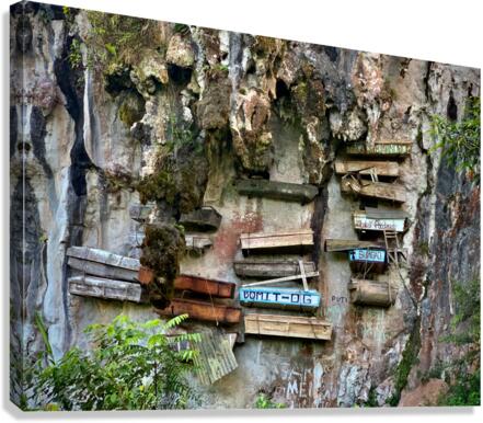 Hanging Coffins Canvas Print